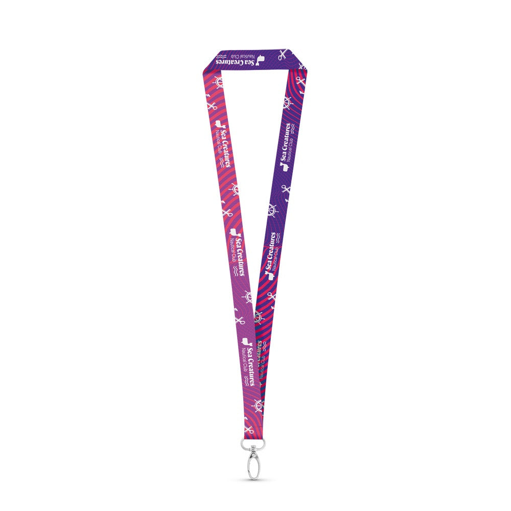 MANILA. Lanyard-Set SUBLIMATION Long II (20 mm) mit 20 mm ovalem Karabiner – zusätzliche Ansicht