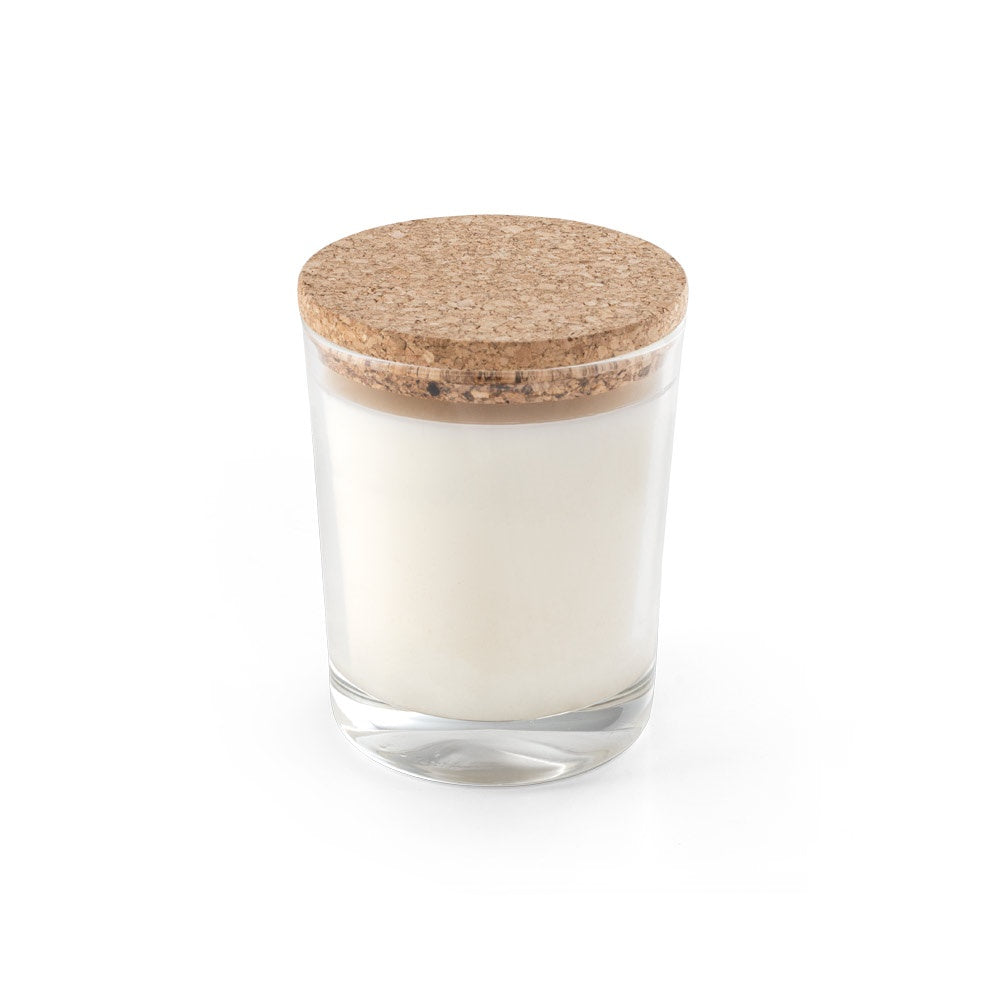 ZEN 180. Aromatische Kerze in einem Glasbecher mit Korkdeckel 180 g – zusätzliche Ansicht