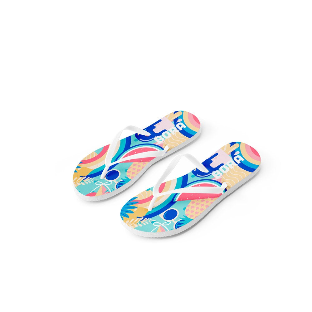 BALI S / M. Flip-Flops mit vollständig veredelbaren Sublimationssohlen
