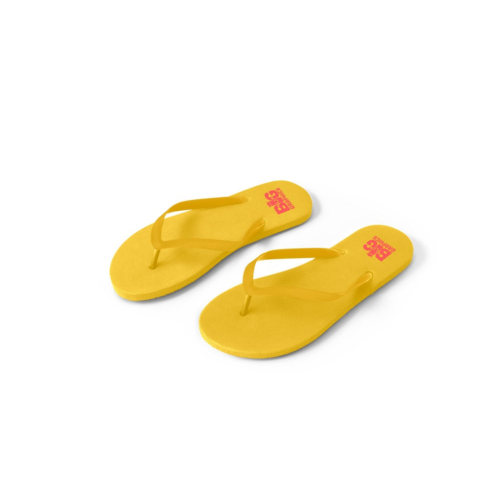 MAUPITI S / M. Bequeme Flip-Flops mit PE-Sohle und PVC-Riemen