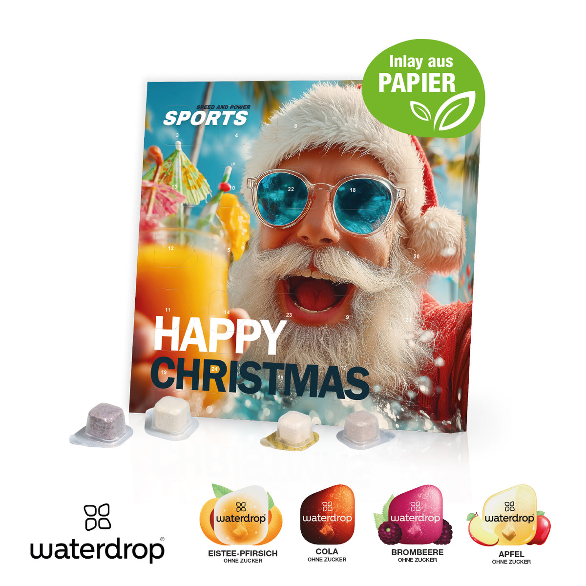 waterdrop Tisch-Adventskalender