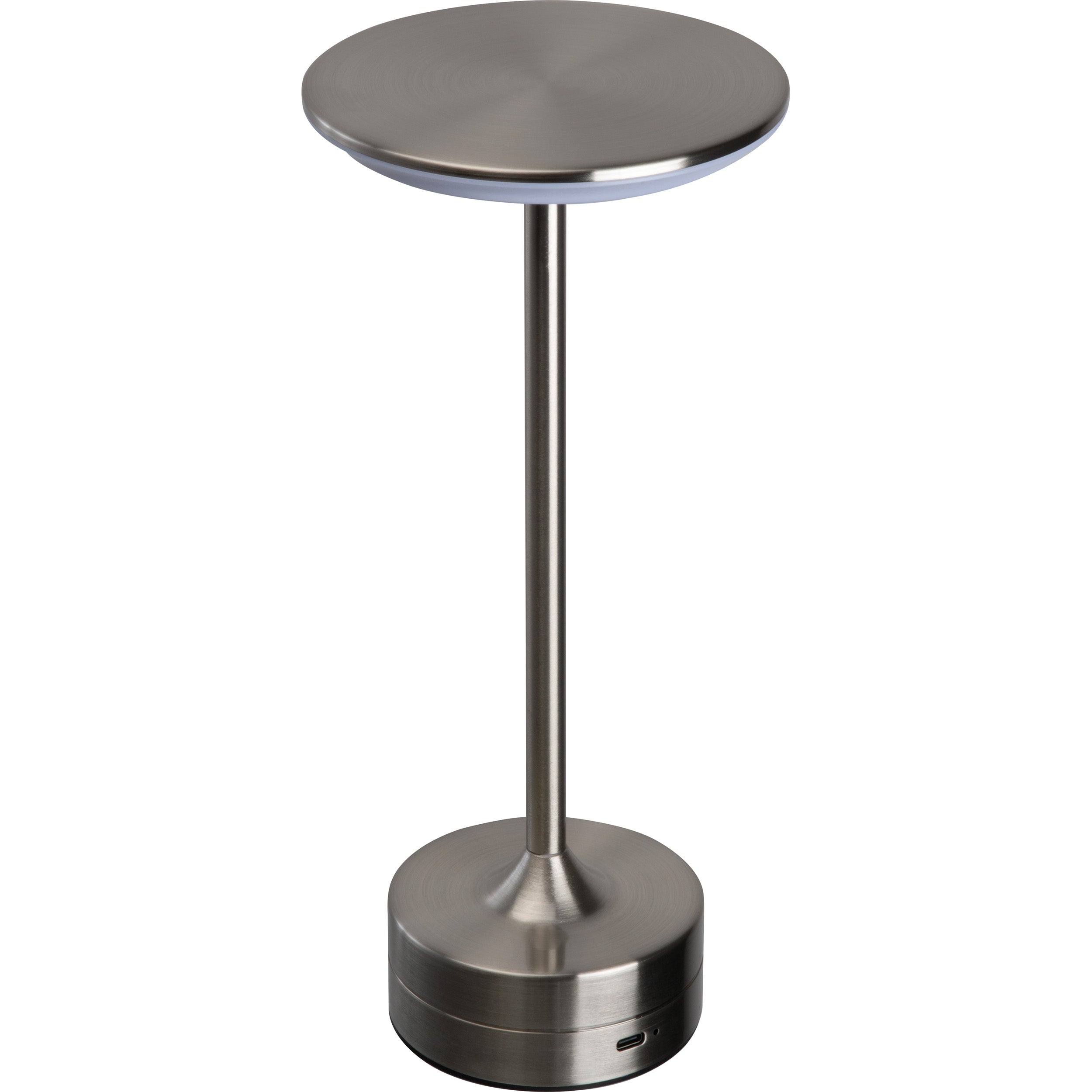 Tischlampe aus Edelstahl mit Akku SYLWAN