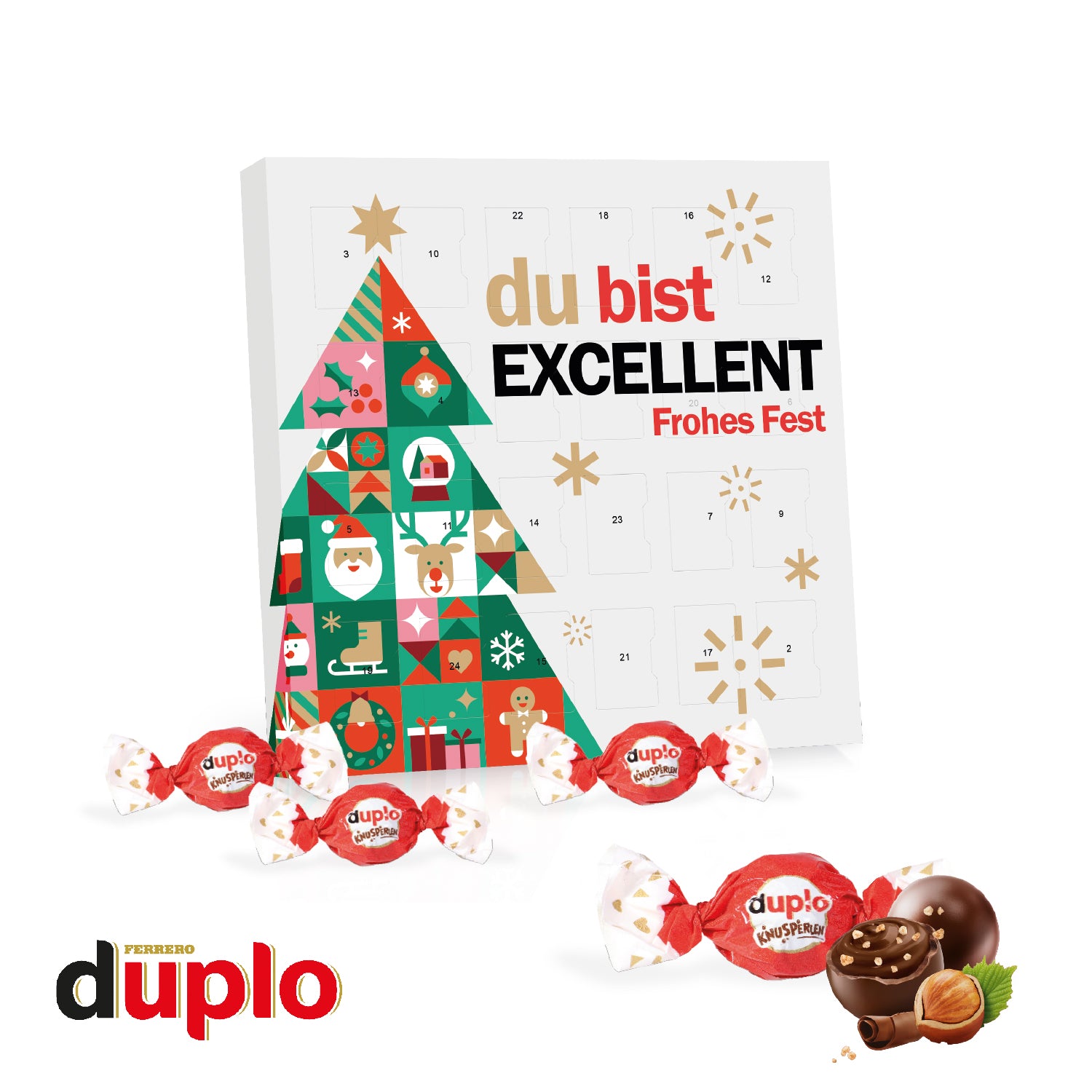 duplo Tisch-Adventskalender – Produktansicht