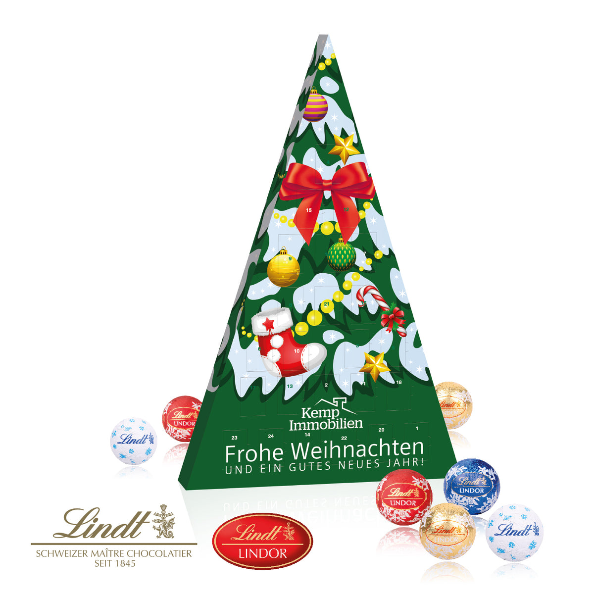 Adventskalender Lindt Weihnachtsbaum