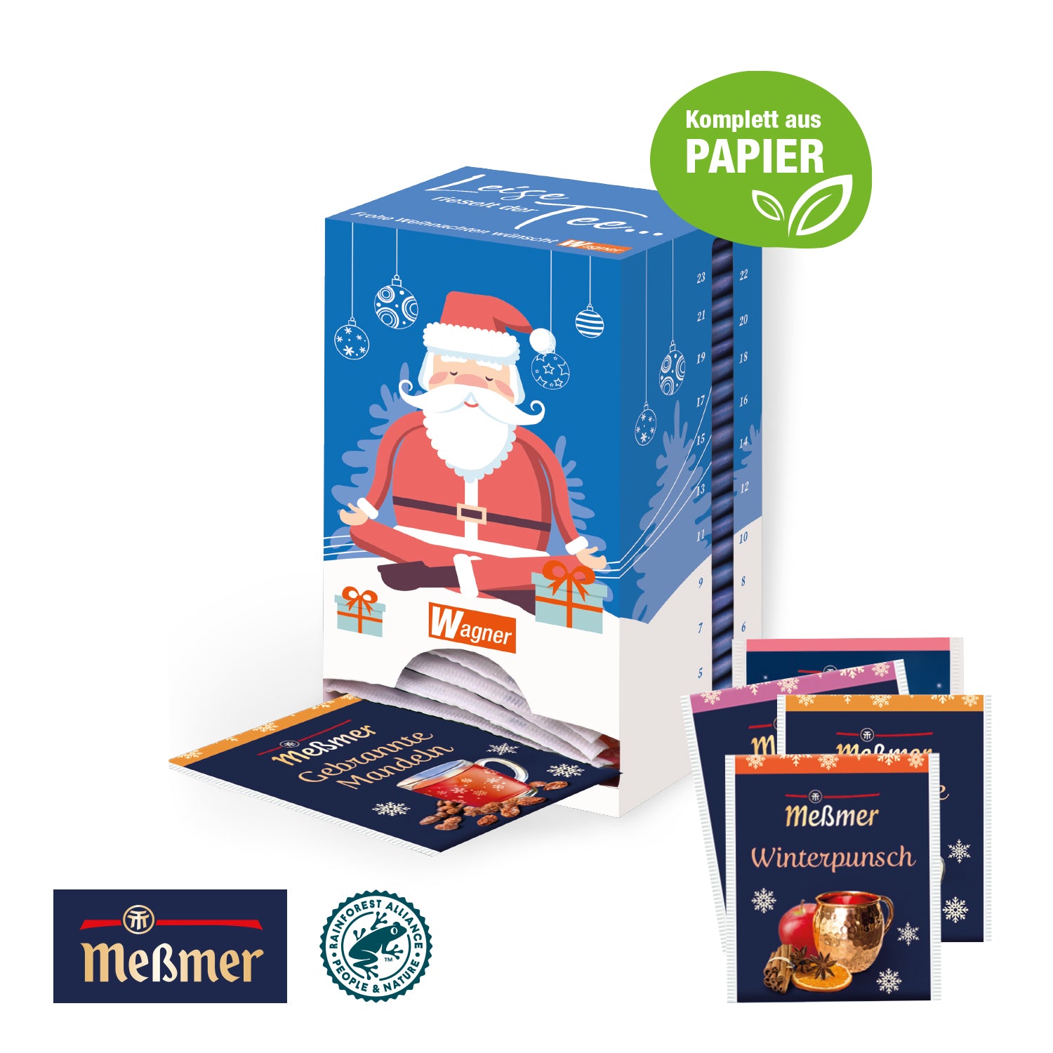 Adventskalender Meßmer Tee-Turm – Produktansicht