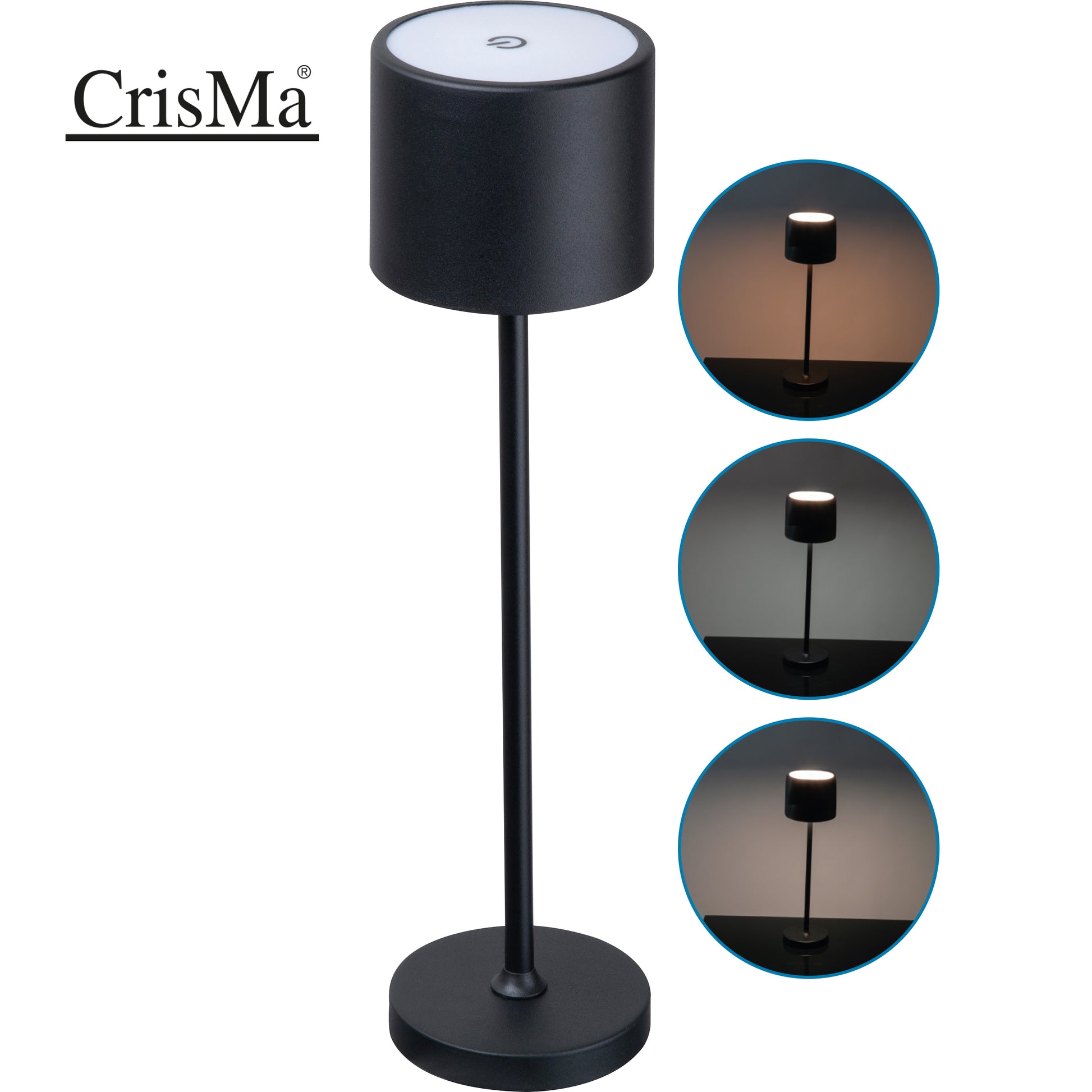 CrisMa Tischlampe mit Touchsensor MODEST