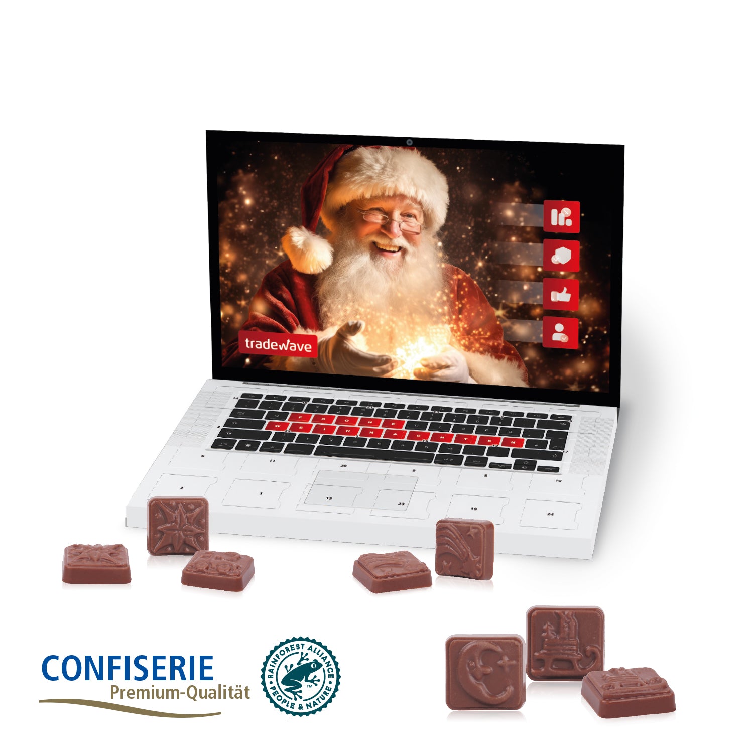 Adventskalender Laptop Classic Exklusiv – Produktansicht