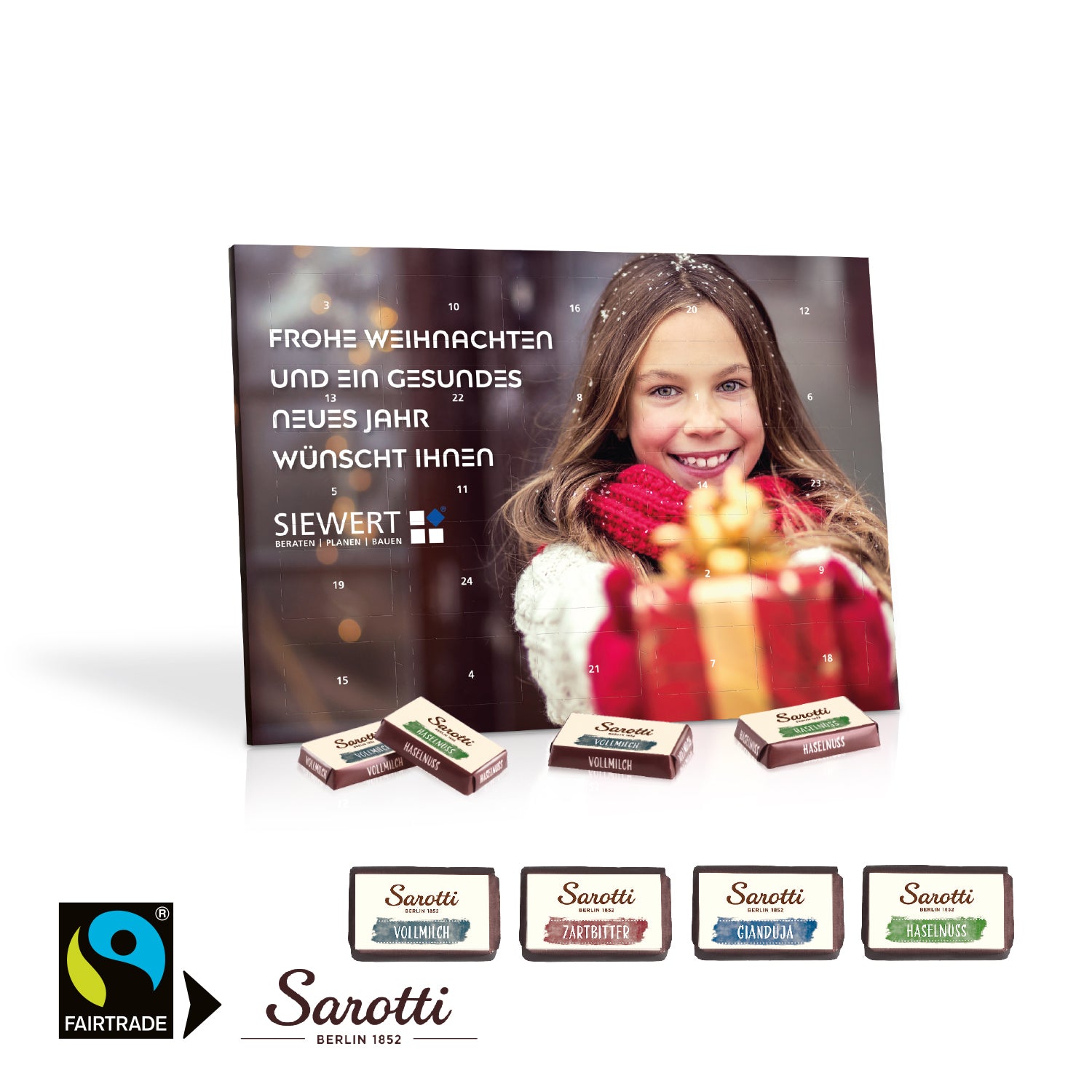 Tisch-Adventskalender Sarotti Business Exklusiv – Produktansicht