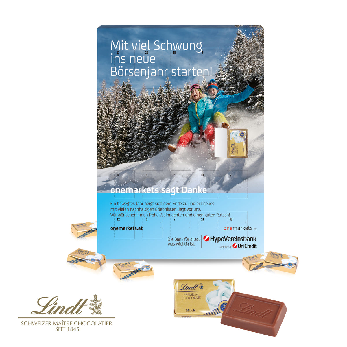 Wand-Adventskalender Lindt Select Edition