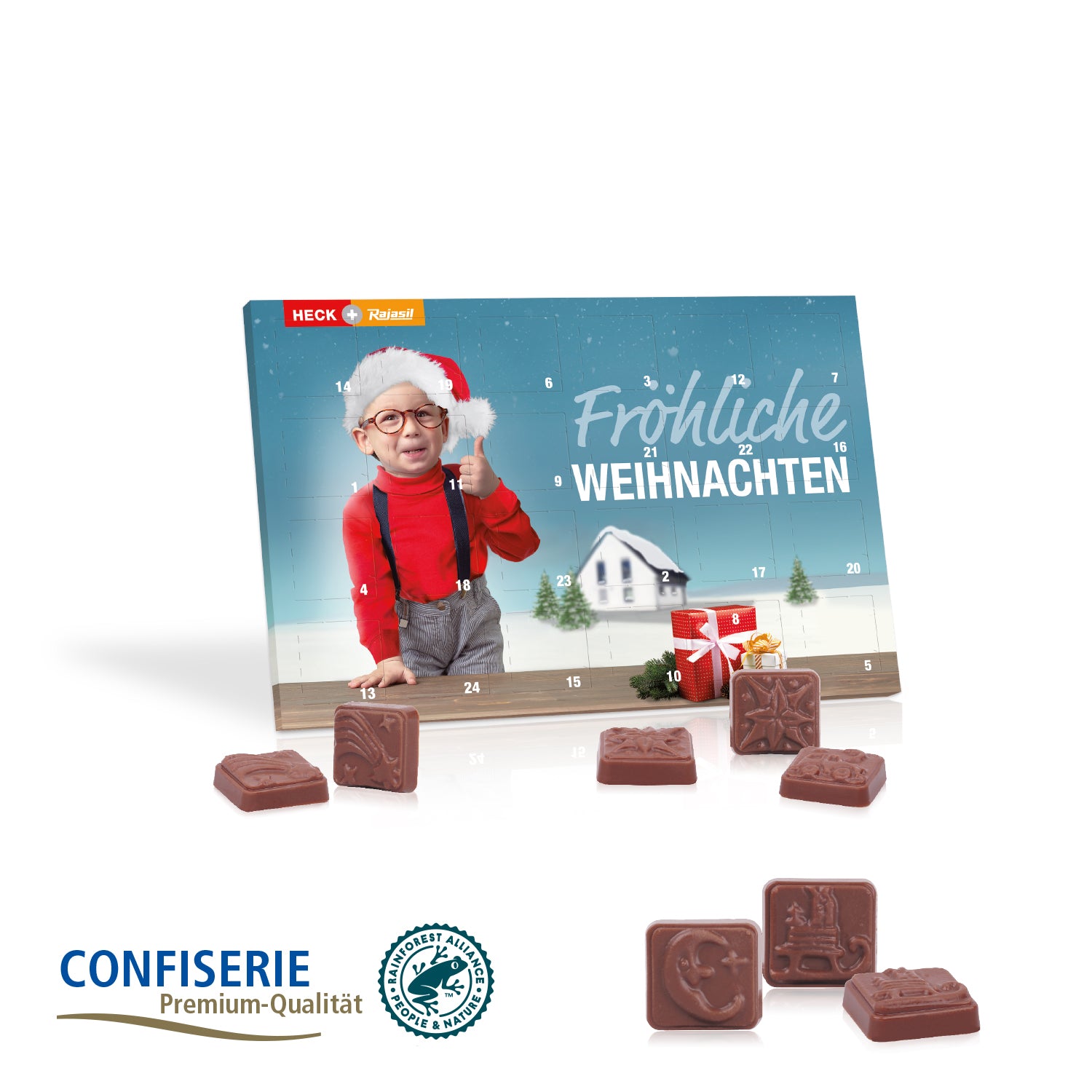 Tisch-Adventskalender Classic Exklusiv – Produktansicht