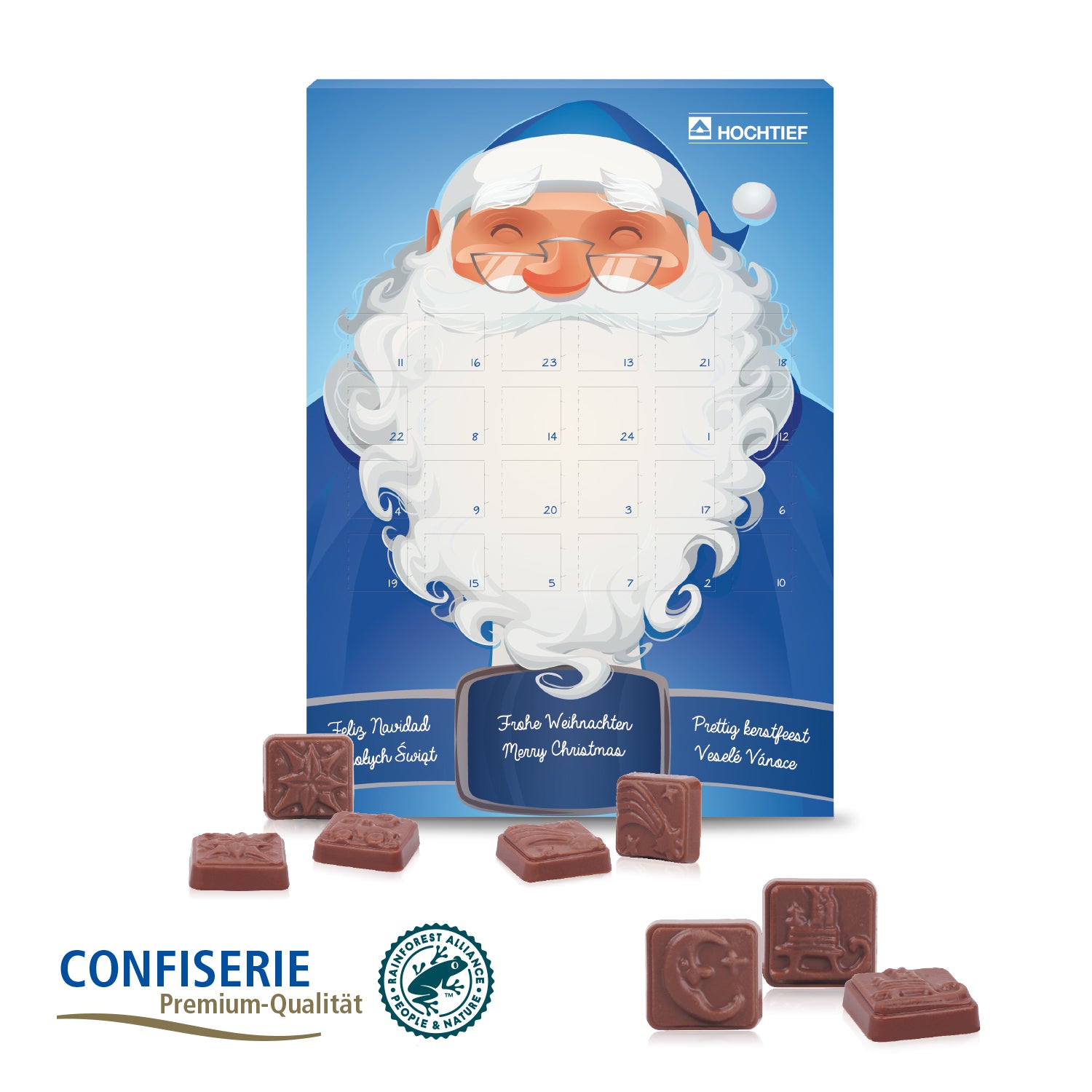 Wand-Adventskalender Classic Design – Produktansicht