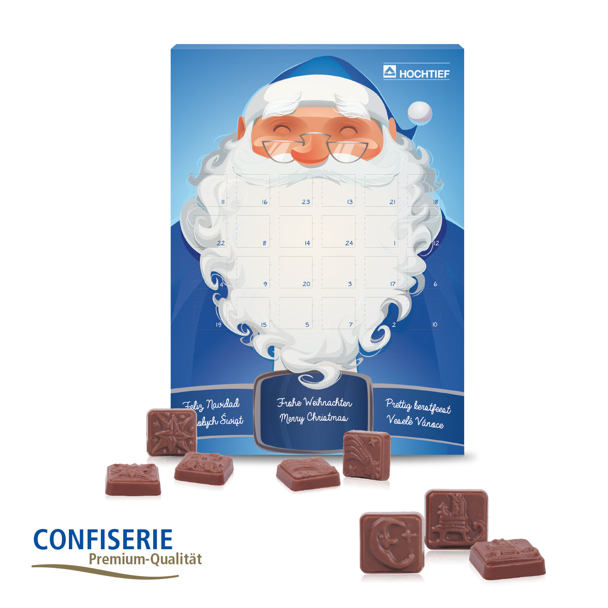 Wand-Adventskalender Classic Design
