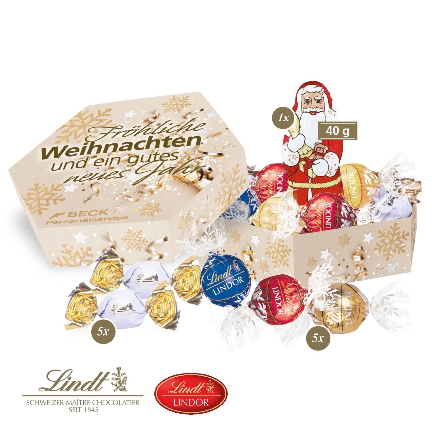 Süße Präsentbox Weihnachten Maxi – Produktansicht