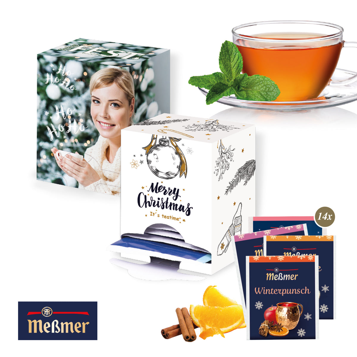 Meßmer Teebox für 14 Tage Teegenuss