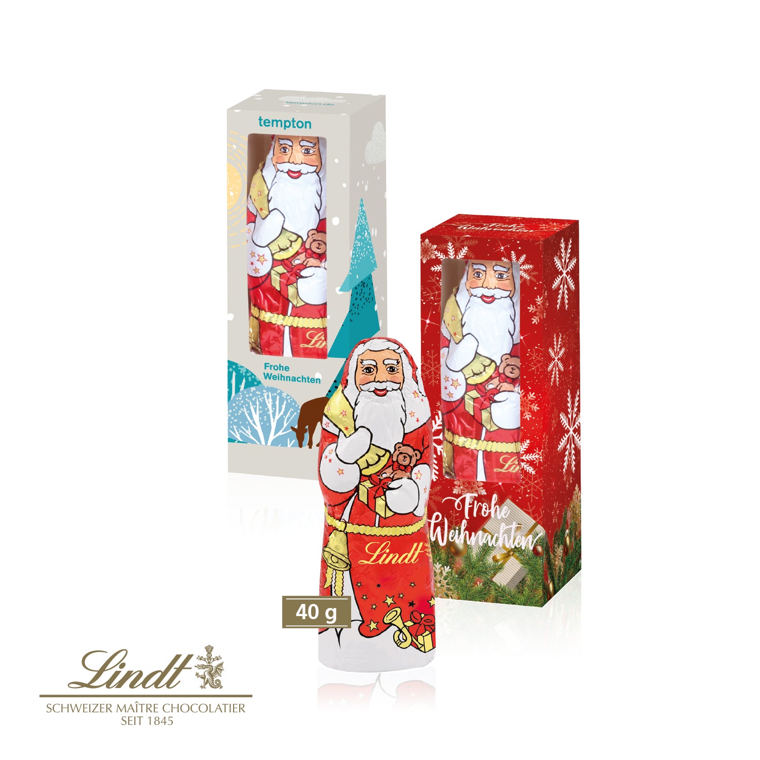 Weihnachtsmann von Lindt, 40 g – Produktansicht