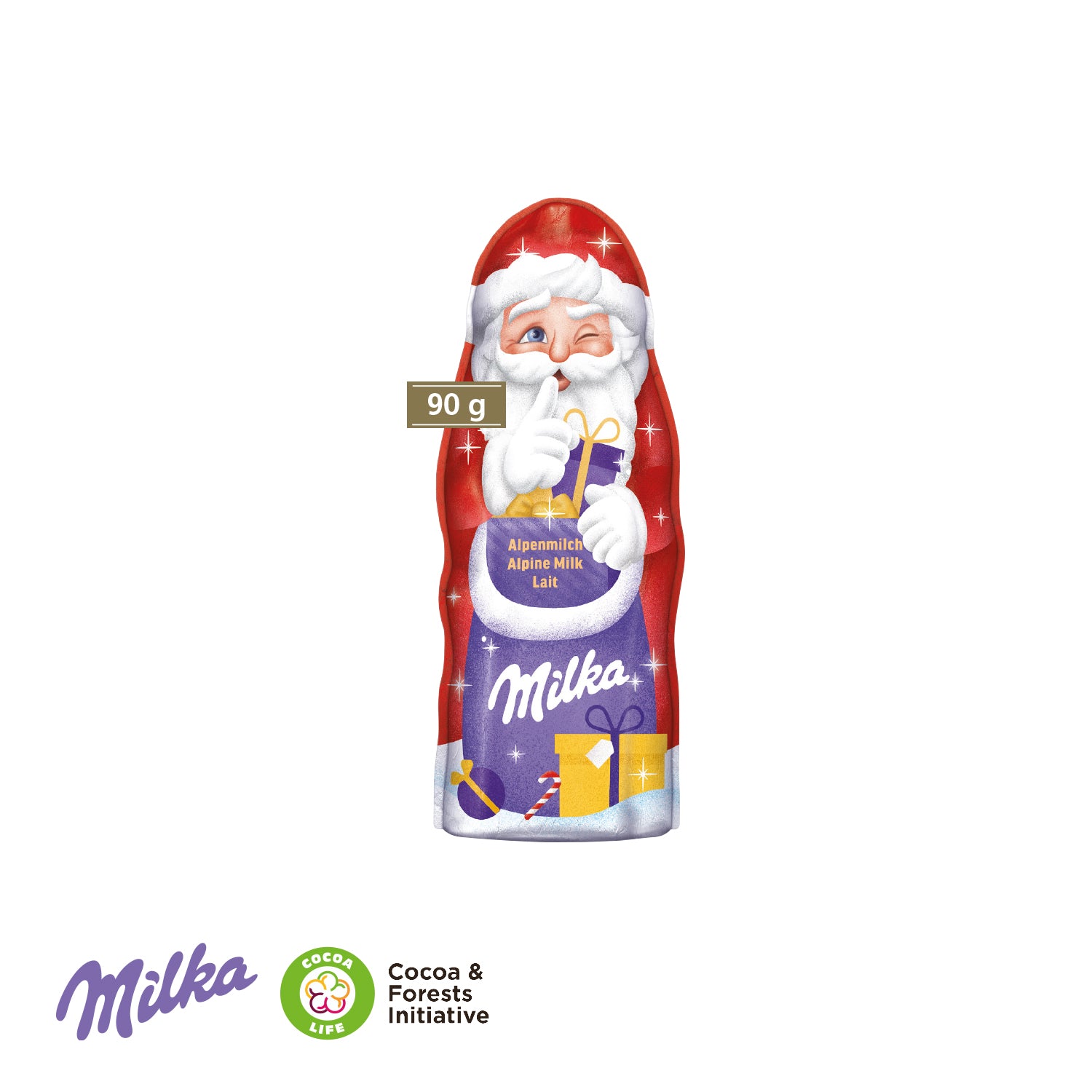 Milka Weihnachtsmann, 90 g – Füllung