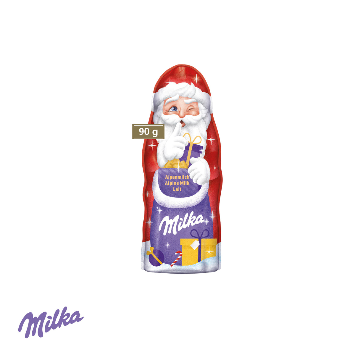 Milka Weihnachtsmann, 90 g – Füllung