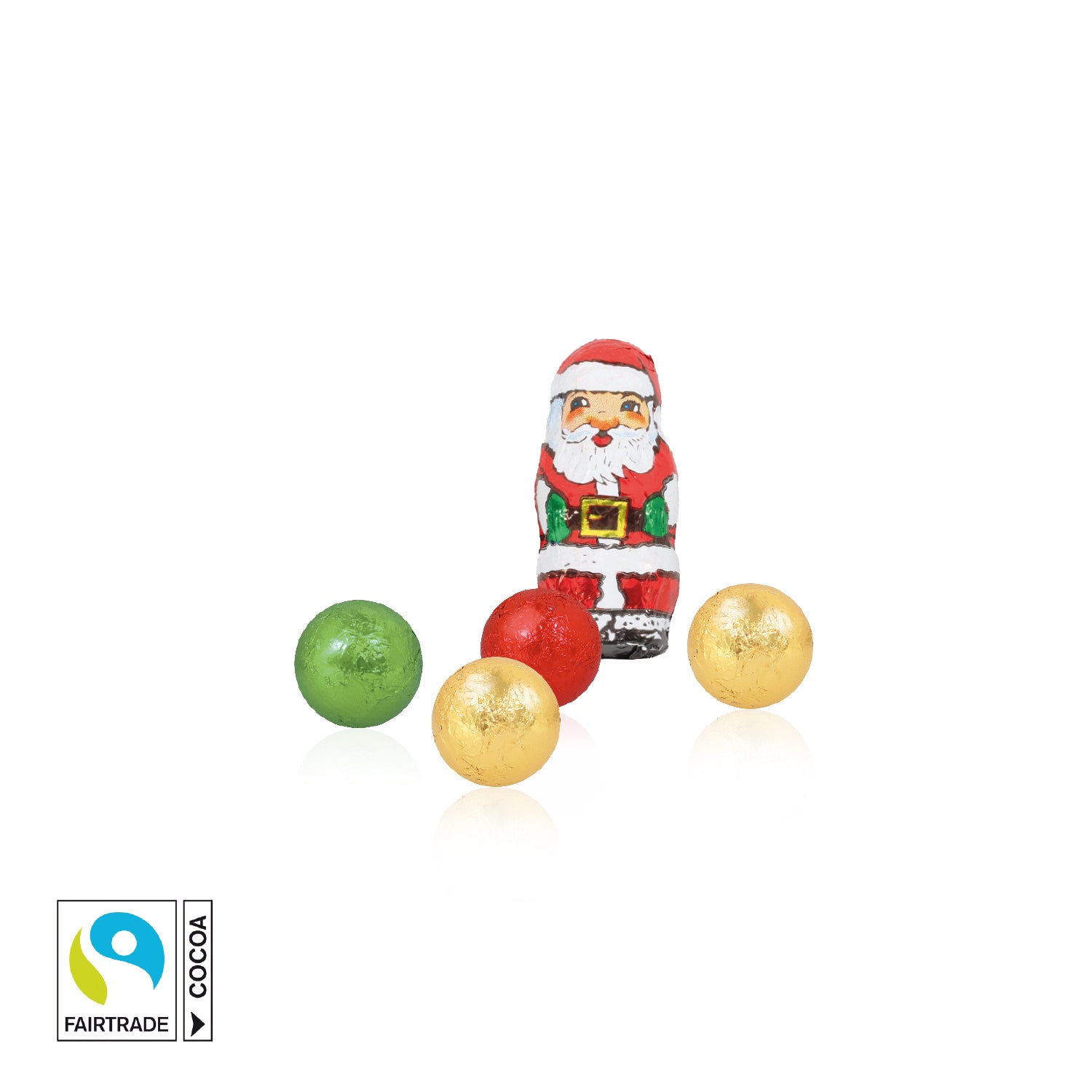 Präsent Christmas Minis mit Fairtrade® Schokolade – Füllung