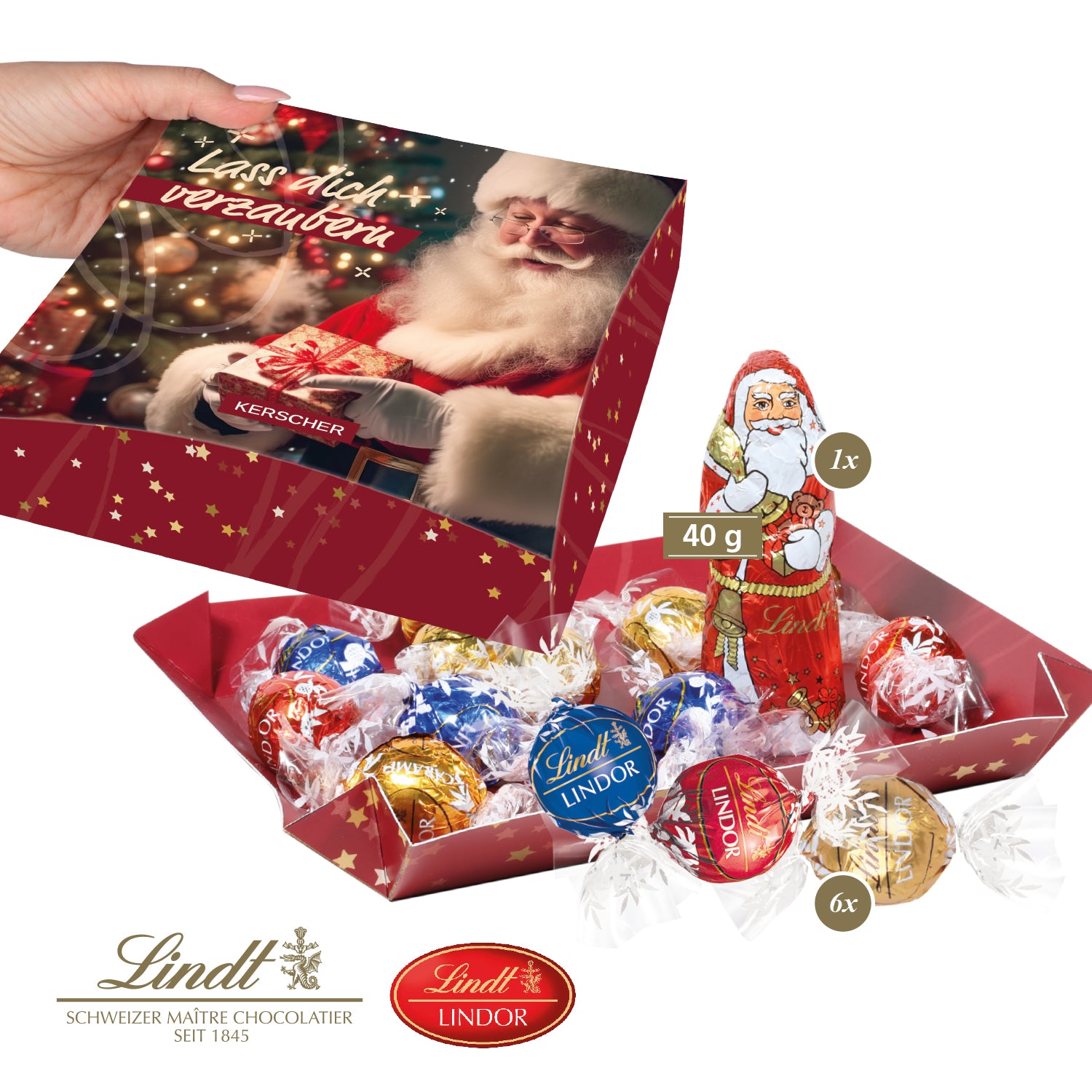 Feine Editionsmischung mit Lindt Schokolade – Produktansicht