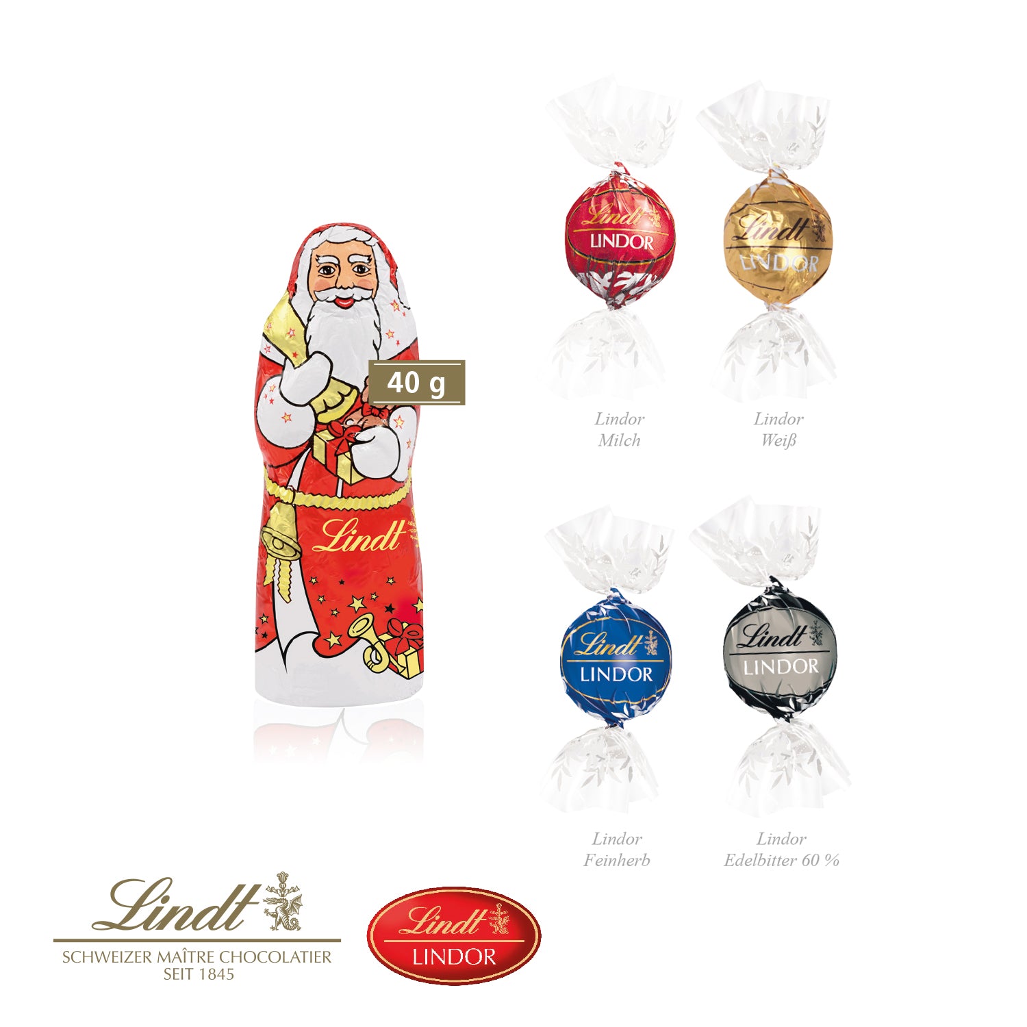 Feine Editionsmischung mit Lindt Schokolade – Füllung