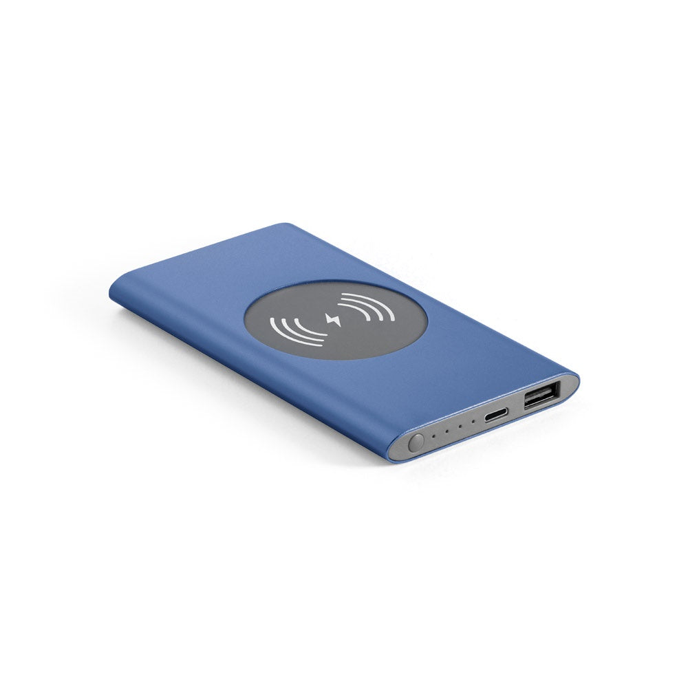 CASSINI. Powerbank 4'000 mAh mit 5W wireless Ladegerät aus Recyceltes Aluminium (100 % rAL) – zusätzliche Ansicht
