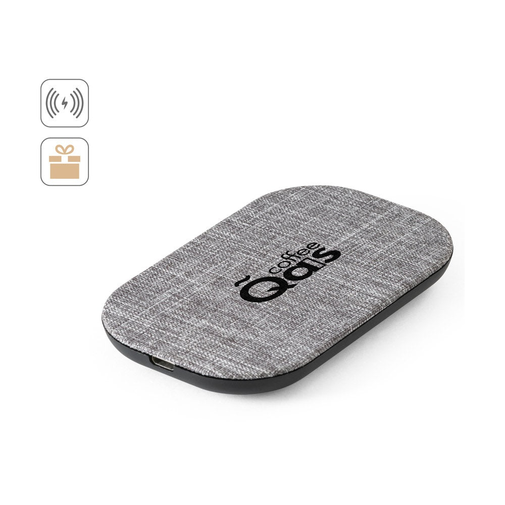 RENEWAL CHARGER. Schnelles 10W wireless Ladegerät aus recyceltem PET (100 % rPET)