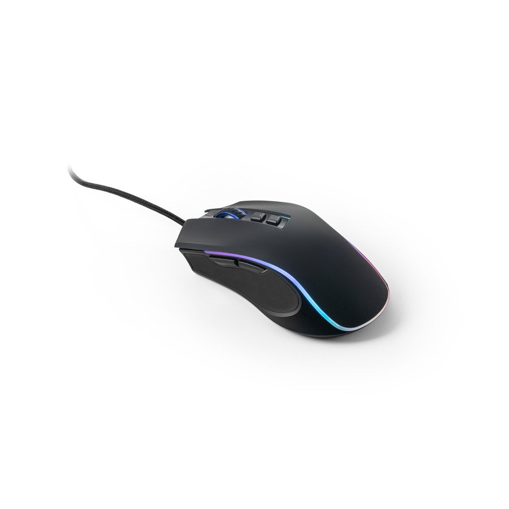 THORNE MOUSE RGB. Gaming-Maus mit 1.5 m Kabel und RGB-LED-Leuchten aus ABS – zusätzliche Ansicht