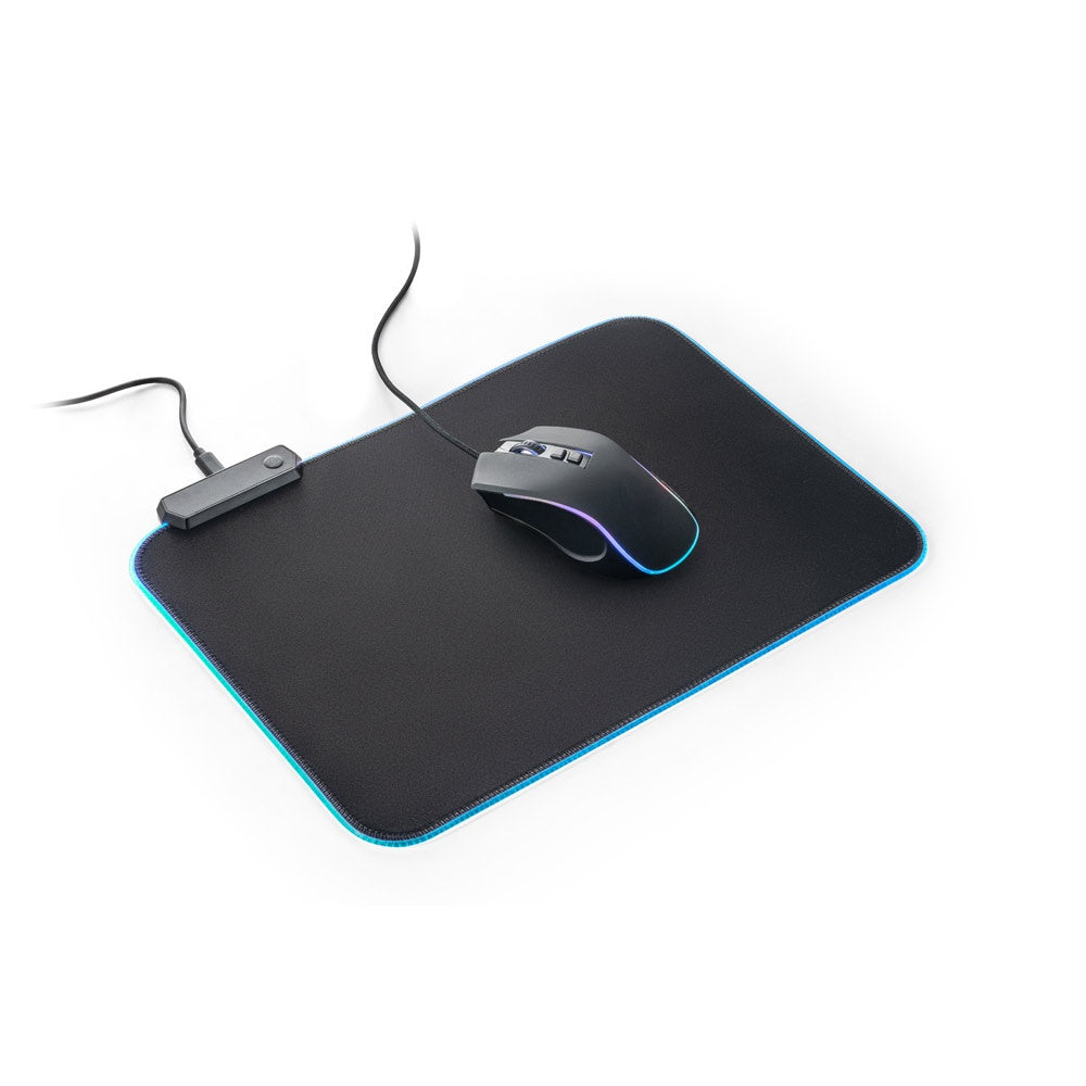THORNE MOUSEPAD RGB. Gaming-Mauspad mit RGB-LED-Leuchten aus Polyester – zusätzliche Ansicht