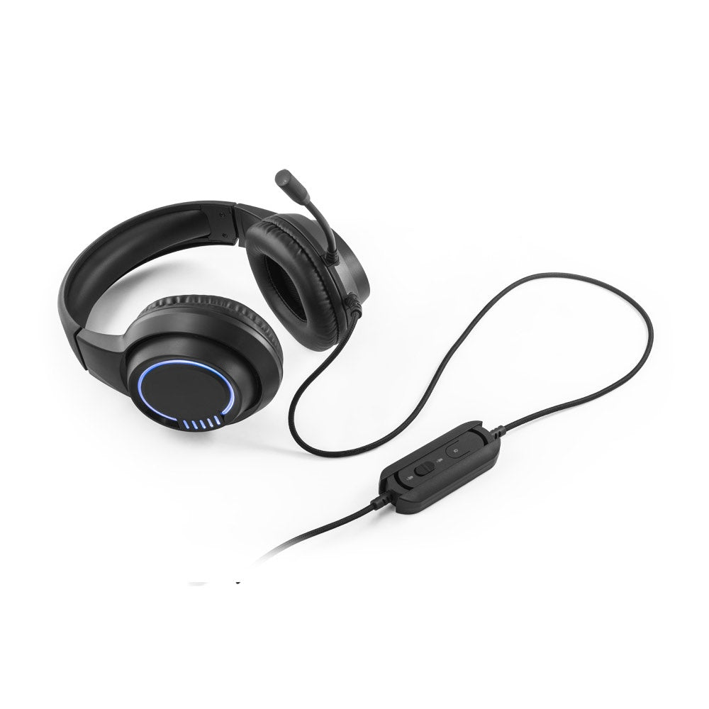 Thorne Headset RGB. Gaming-Kopfhörer mit Kabel, Mikrofon und RGB-LED-Leuchten aus ABS – zusätzliche Ansicht