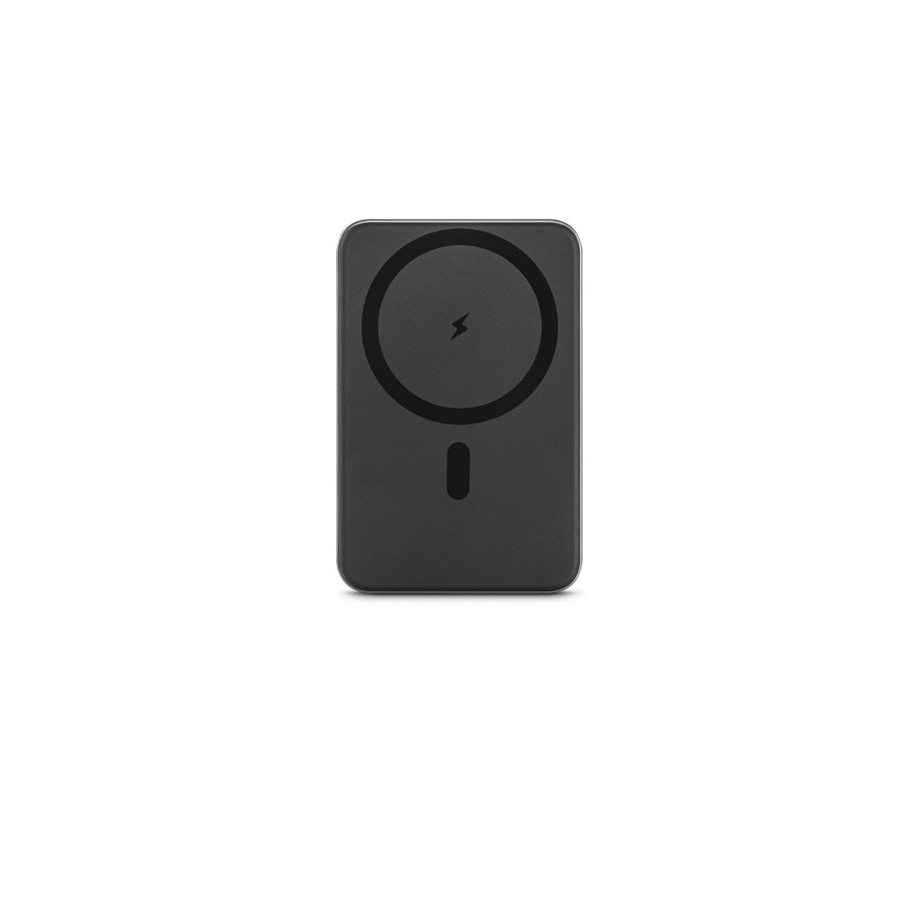 WARSHEL 5. Magnetische Powerbank mit 5'000 mAh und superschnellem kabellosem Ladegerät (15 W) aus recyceltem ABS (100% rABS) mit Ständer – zusätzliche Ansicht
