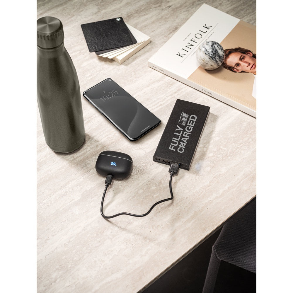 DOROTHY 10. Powerbank 10'000 mAh aus Recyceltes aluminium (100 % rAL) – zusätzliche Ansicht