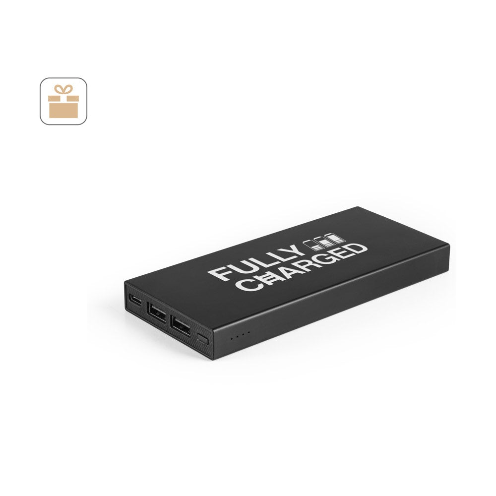 DOROTHY 10. Powerbank 10'000 mAh aus Recyceltes aluminium (100 % rAL)