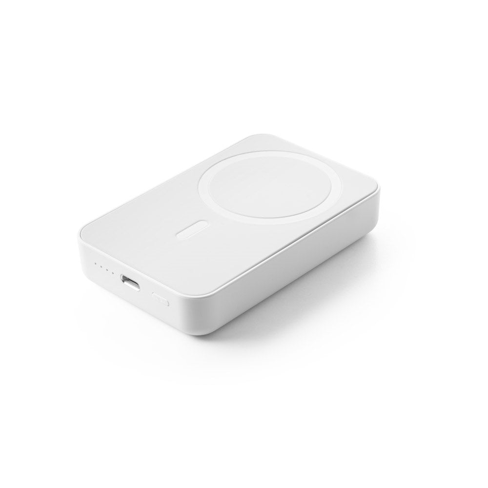 AMPERE 10. Magnetische Powerbank mit 10'000 mAh und superschnellem kabellosem Ladegerät (15 W) aus Recyceltes ABS (100% rABS) – zusätzliche Ansicht