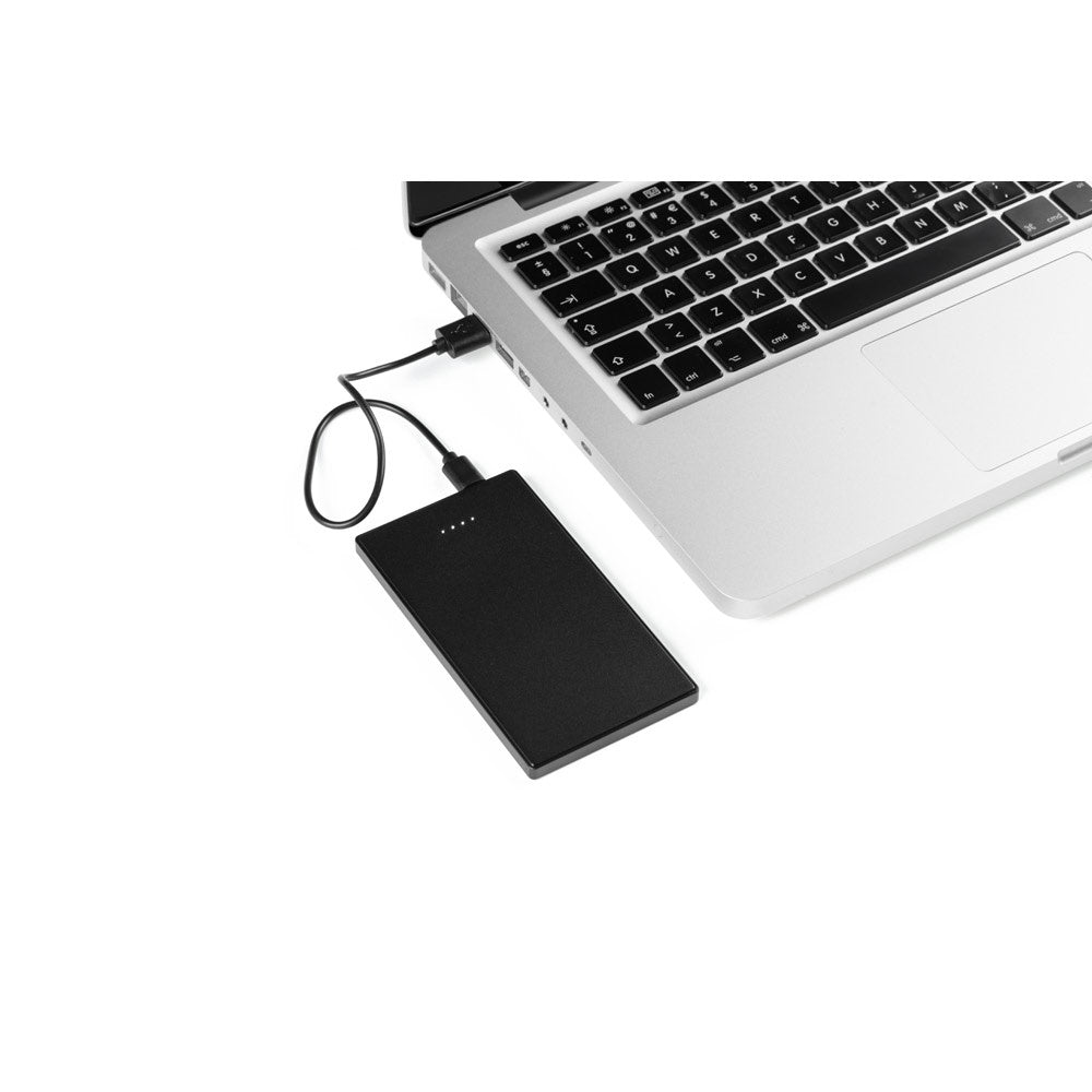 DENNING. Powerbank Slim mit 5'000 mAh aus Edelstahl – zusätzliche Ansicht