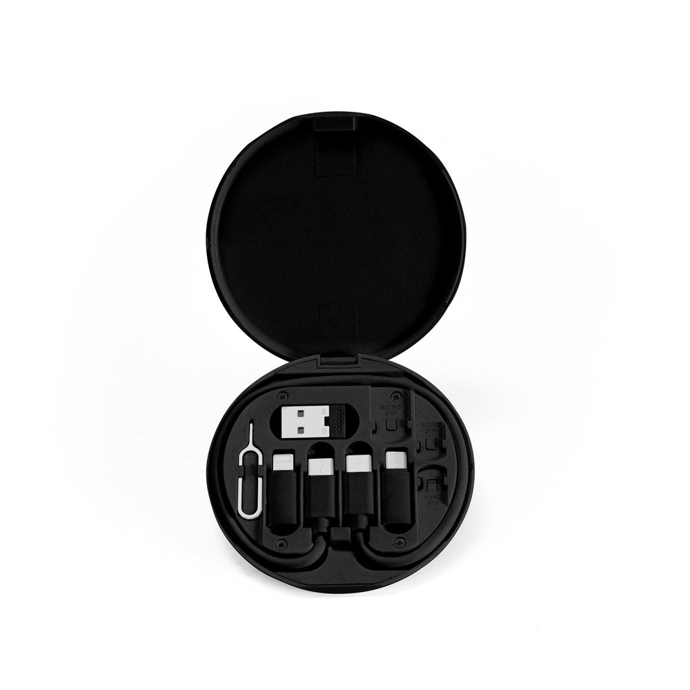 SYSTROM. Superschnelles Ladekabel und Adapter-Set aus Recyceltes ABS (100% rABS) – zusätzliche Ansicht
