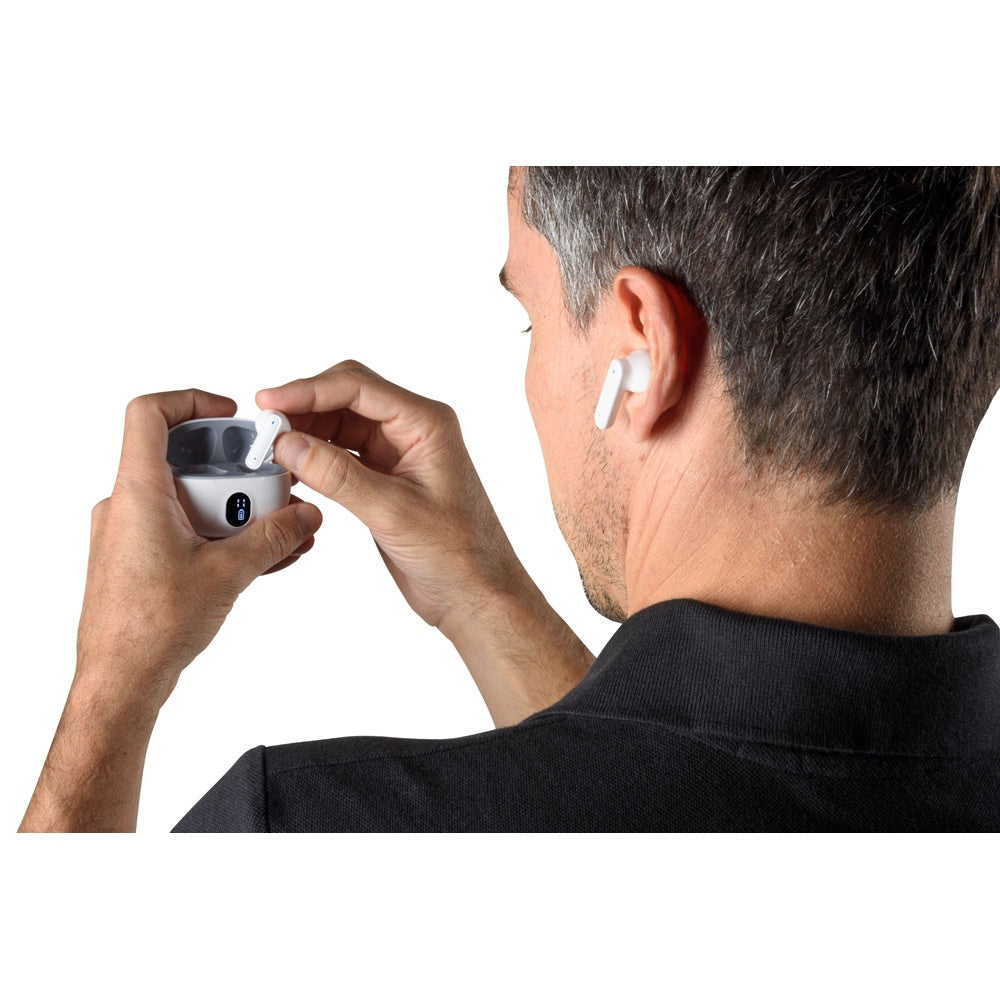 CAETANO. Wireless Earphones aus Recyceltes ABS (100% rABS) mit 4 Stunden Akkulaufzeit – zusätzliche Ansicht