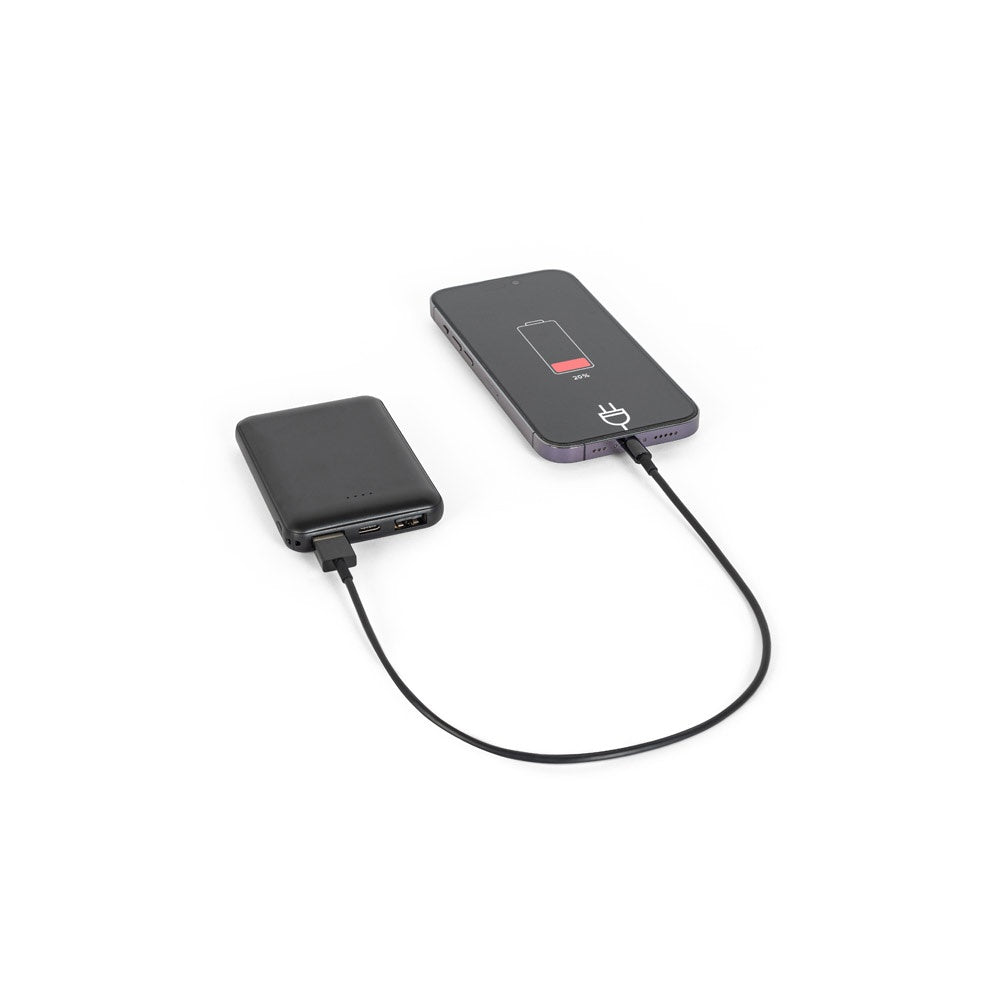 LEAKEY 5. Powerbank 5'000 mAh aus recyceltem ABS (100% rABS) – zusätzliche Ansicht