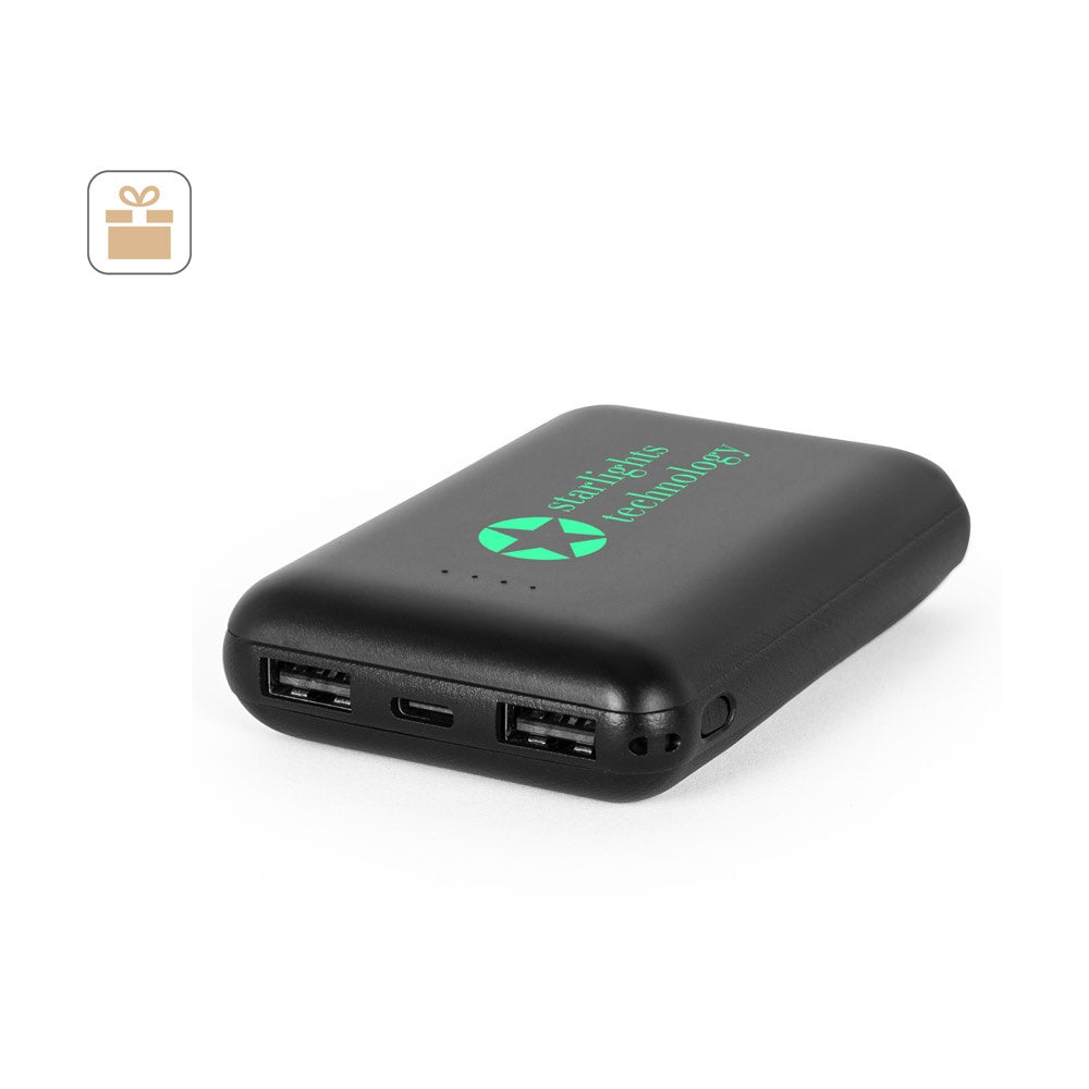 LEAKEY 8. Powerbank 8'000 mAh in recyceltem ABS (100% rABS)