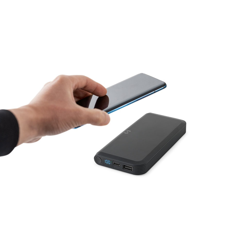 BECKER 10. 10'000 mAh Powerbank aus recyceltem ABS (100% rABS) mit 15W superschnellem kabellosem Ladegerät – zusätzliche Ansicht