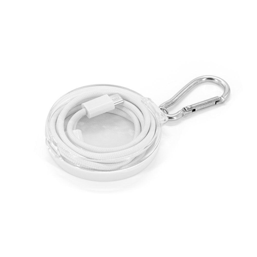 JEMISON. USB-C-zu-USB-C-Kabel mit geflochtenem Kabel (60 W), hergestellt aus ABS, Edelstahl, Aluminium und Polyester – zusätzliche Ansicht