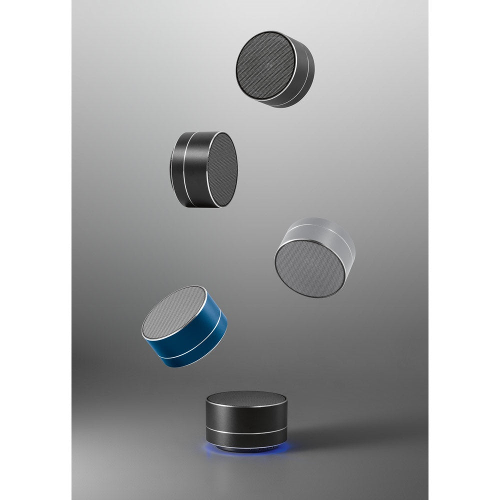 FLOREY. Lautsprecher 3W mit 3 Stunden Akkulaufzeit recyceltem Aluminium (100% rAL) und Recyceltes ABS (100% rABS) – zusätzliche Ansicht