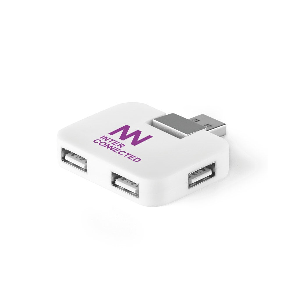 JANNES. HUB mit 4 USB-A-Anschlüssen aus ABS