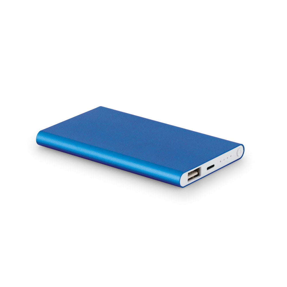 MARCET. Powerbank Slim 4'000 mAh aus 70 % recyceltes ABS (70% rABS) und 30 % recyceltes Aluminium (30% rAL) – zusätzliche Ansicht