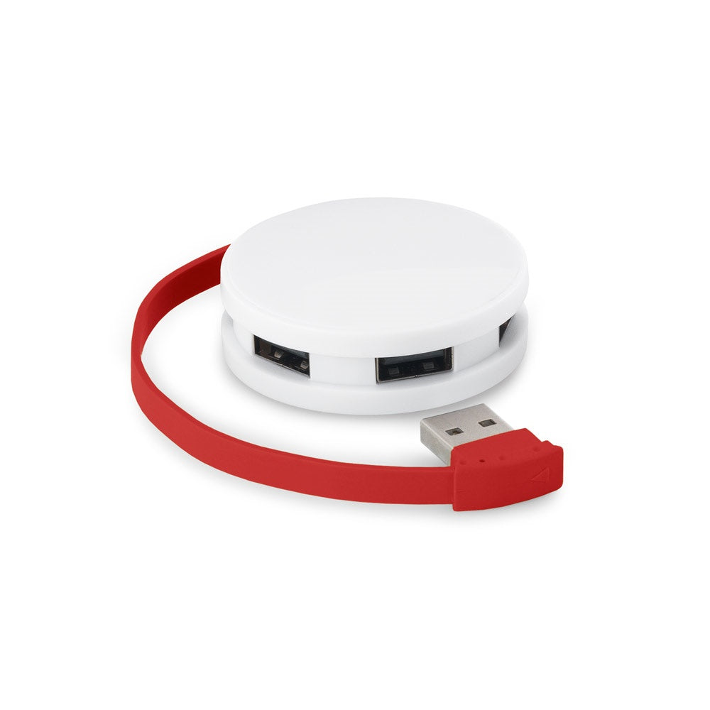 GARDNER. HUB mit Kabel und 4 USB-A-Anschlüssen aus ABS – zusätzliche Ansicht