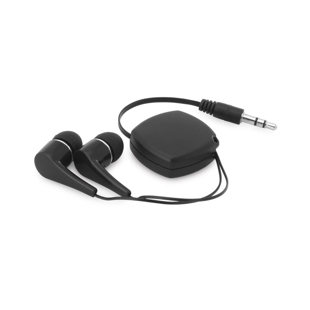 PINEL. In-Ear Kopfhörer mit ausziehbarem 0.75 Meter Kabel aus ABS – zusätzliche Ansicht