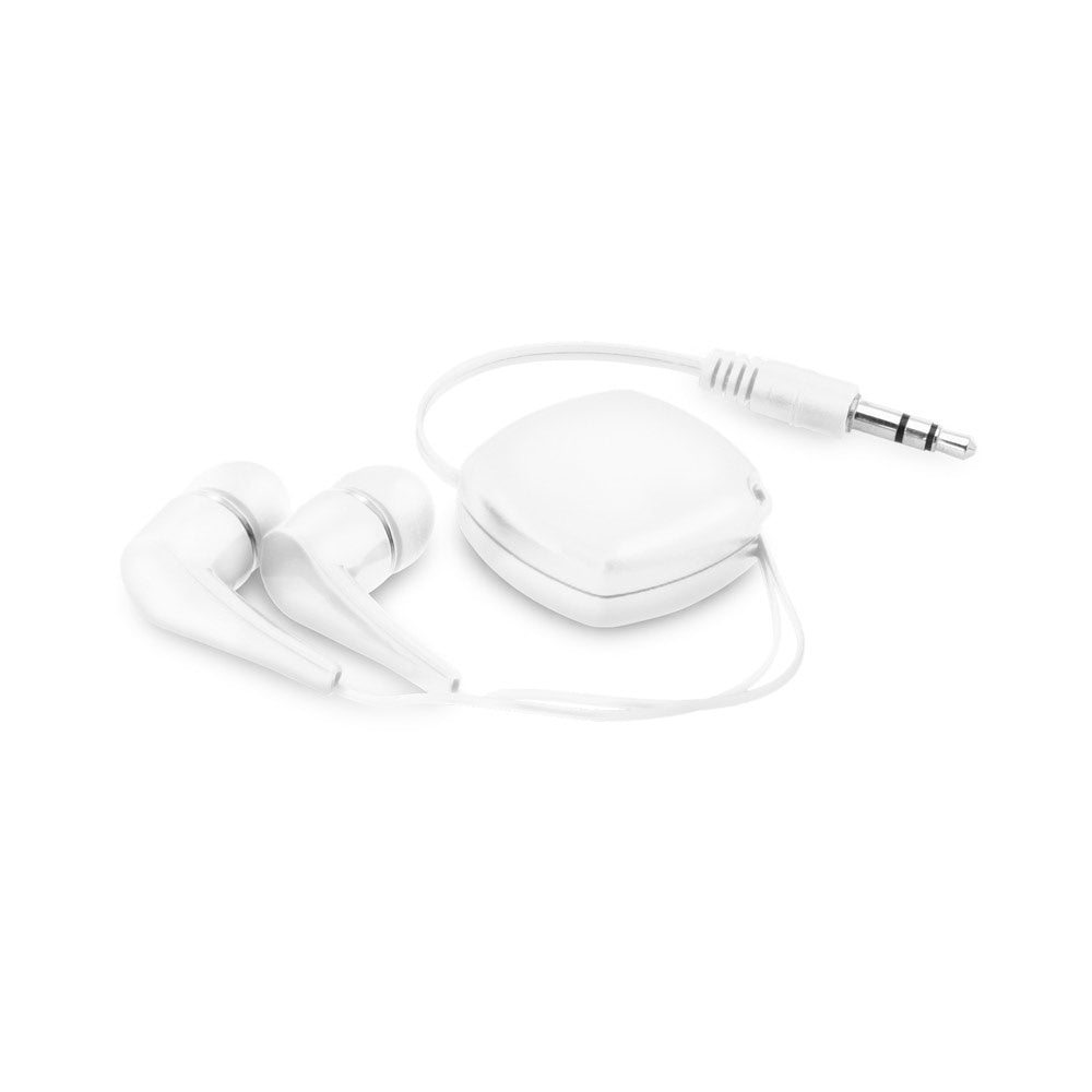 PINEL. In-Ear Kopfhörer mit ausziehbarem 0.75 Meter Kabel aus ABS – zusätzliche Ansicht
