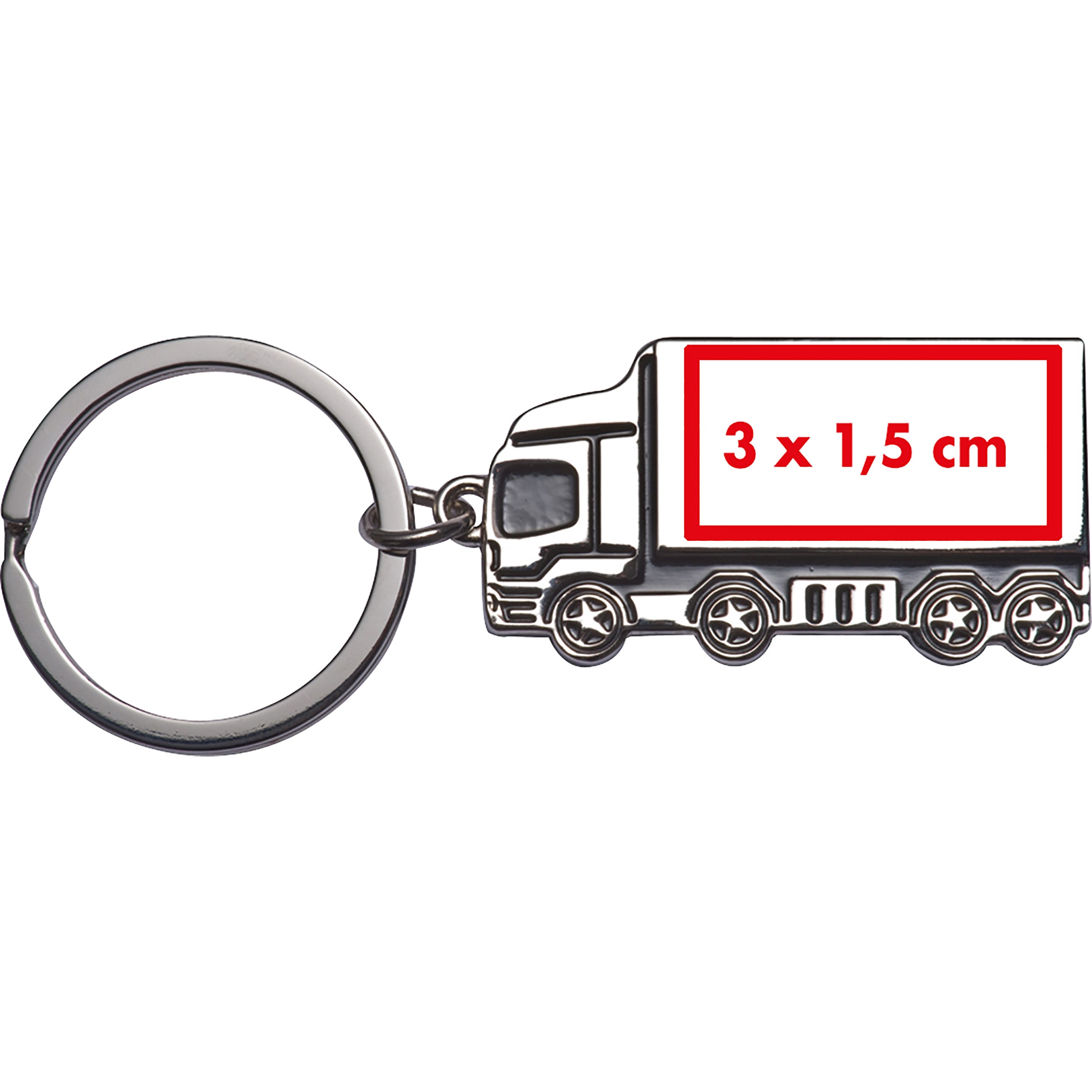 Metall Schlüsselanhänger LKW PAULINA