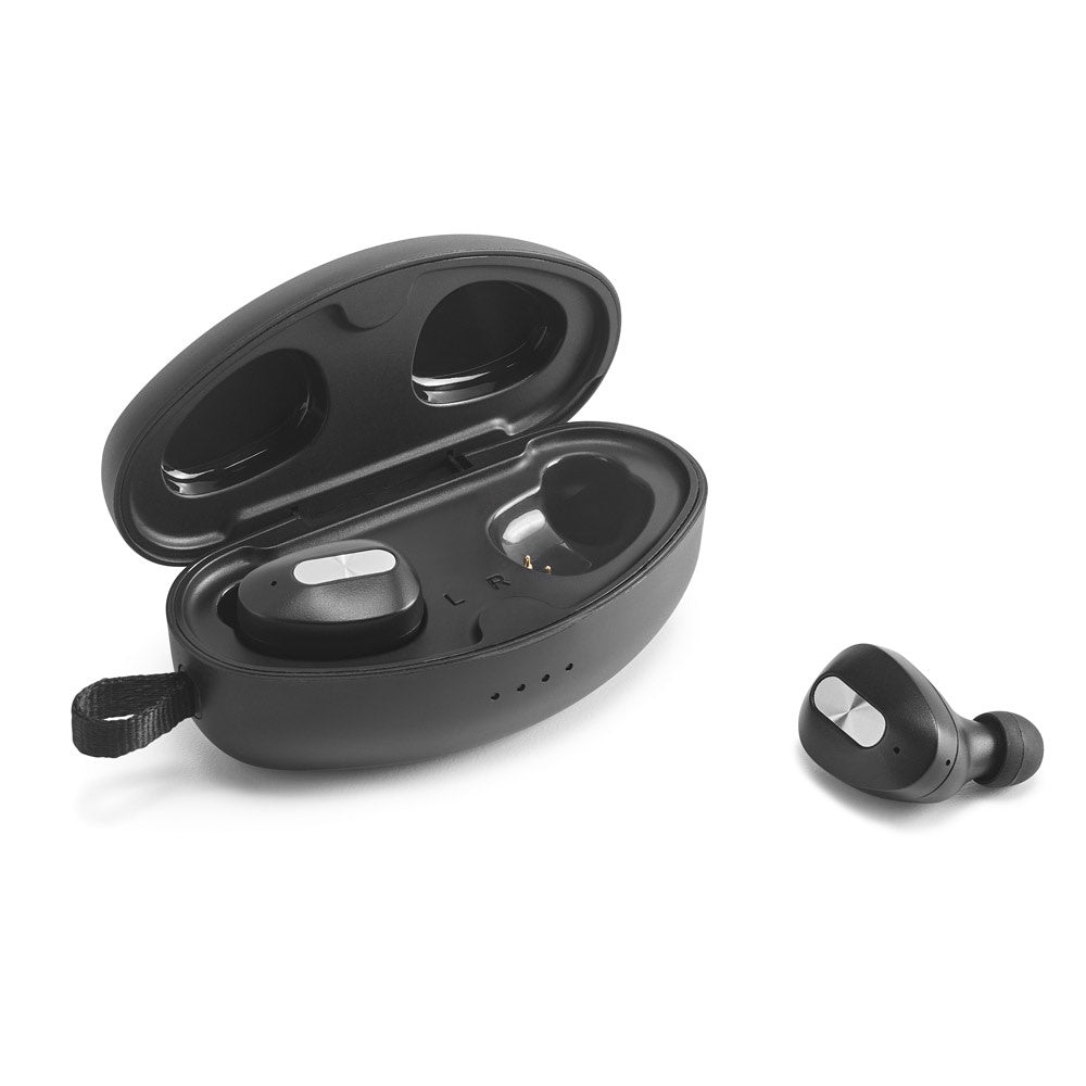 DESCRY. kabellose In-Ear Kopfhörer aus Metall und ABS inkl. Ladegerät – zusätzliche Ansicht