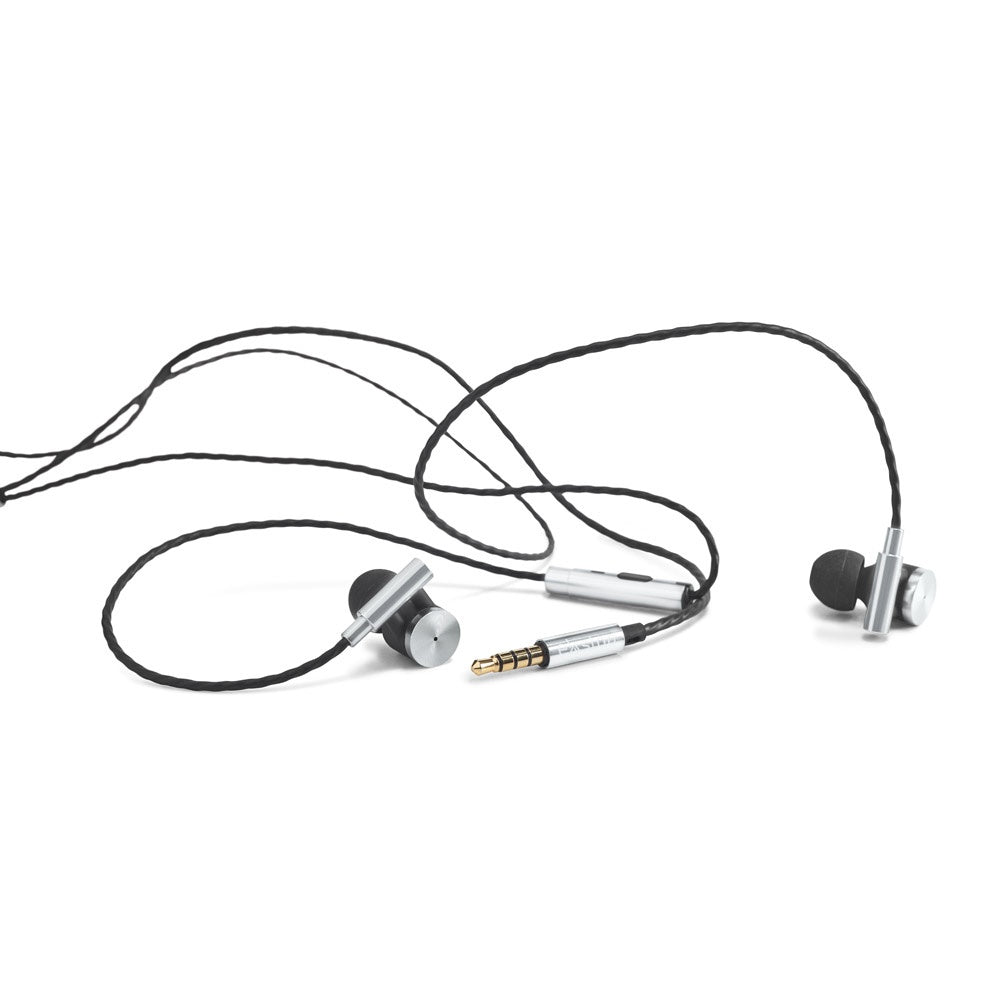 VIBRATION. In-Ear Kopfhörer aus Metall und ABS mit Mikrofon – zusätzliche Ansicht