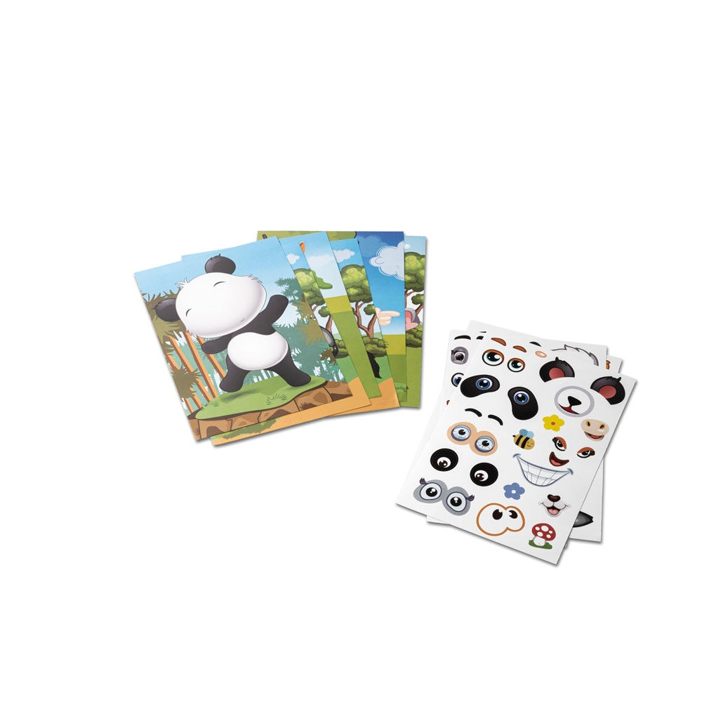 MADAGASCAR. Sticker-Set mit sechs Blättern